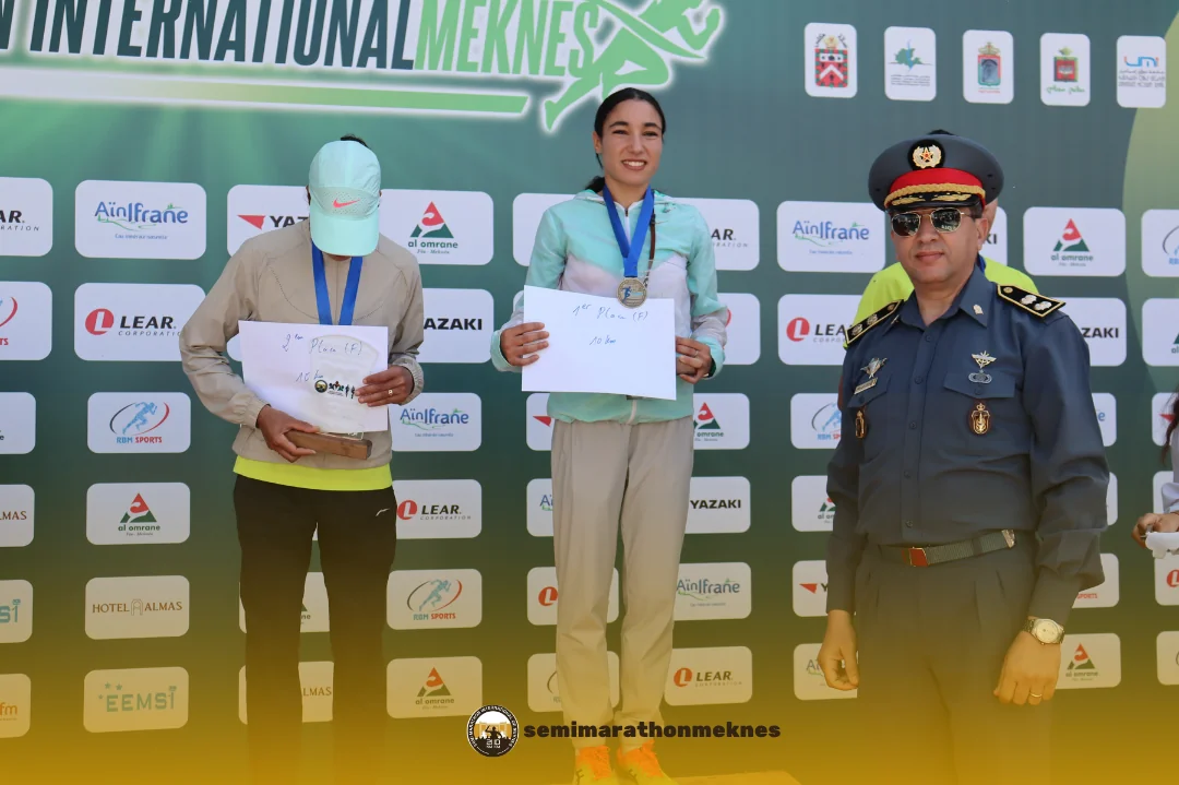 Arrivée & Podium 2026 — Semi Marathon Meknès