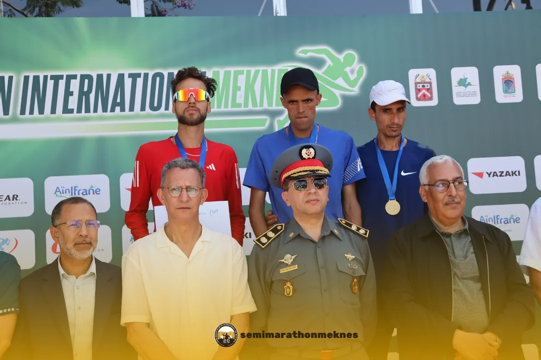 Arrivée & Podium 2026 — Semi Marathon Meknès