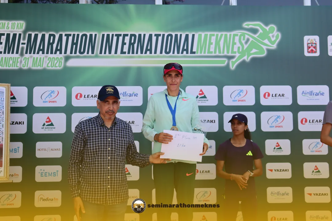 Arrivée & Podium 2026 — Semi Marathon Meknès