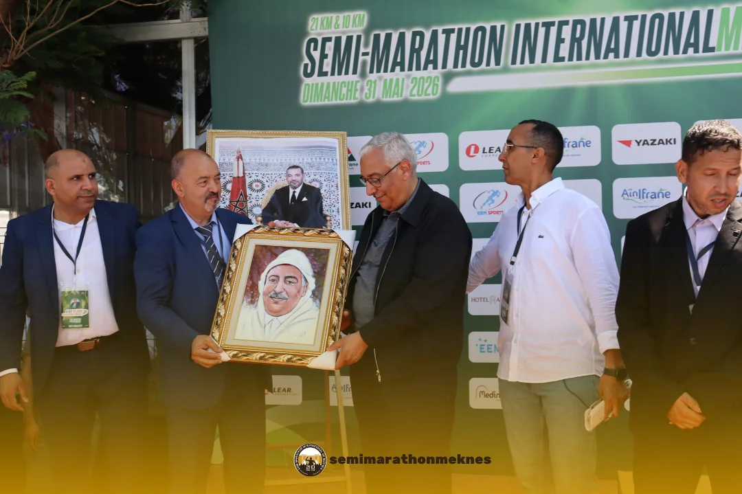 Arrivée & Podium 2026 — Semi Marathon Meknès