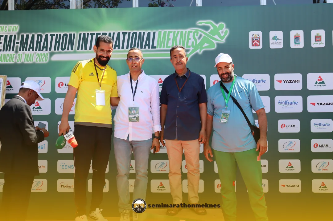Arrivée & Podium 2026 — Semi Marathon Meknès